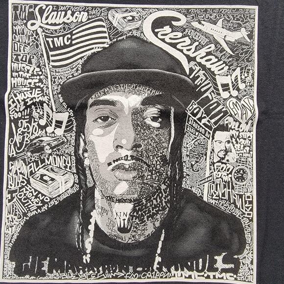 The Marathon Clothing Shirt Mens Small Black Graphic Tee TMC Crenshaw Slauson - Picture 4 of 9